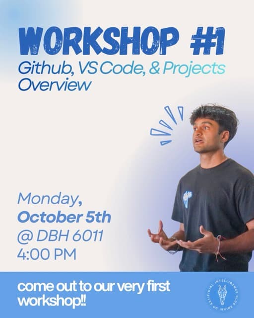 GitHub, VS Code, and Projects Overview flyer